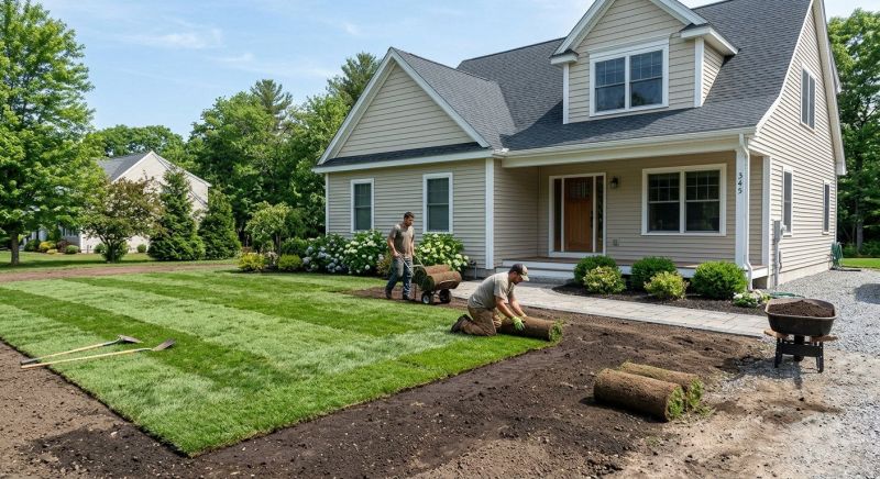 Bentgrass Sod Installation in Aiken, SC