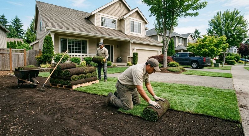 Centipede Sod Installation in Rockwall, TX