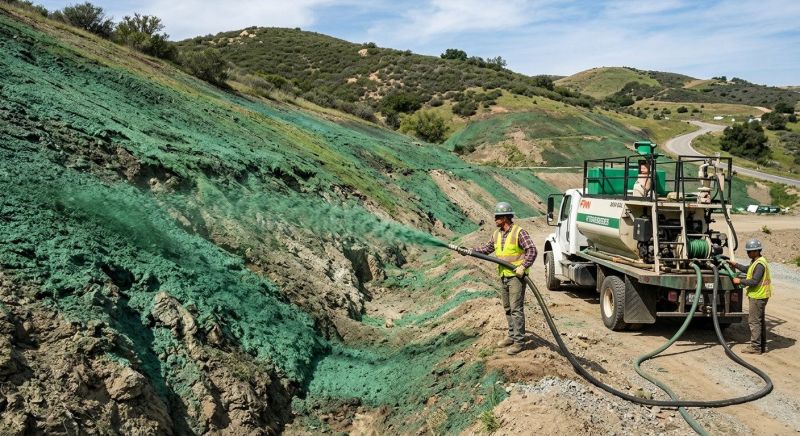 Hill Hydroseeding in Ventura County, CA