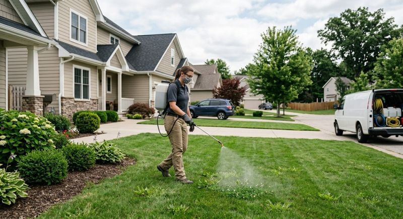 Lawn Weed Treatment in Rockwall, TX
