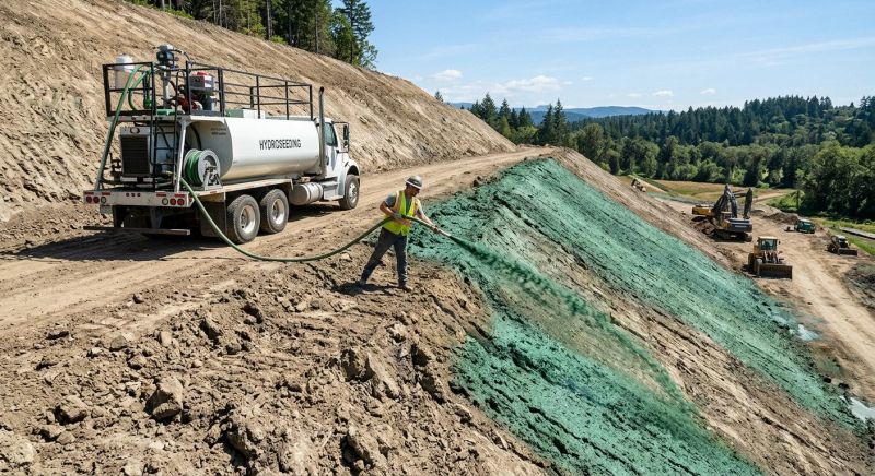 Slope Hydroseeding in Ventura County, CA