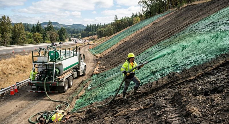 Slope Seeding in Ventura County, CA