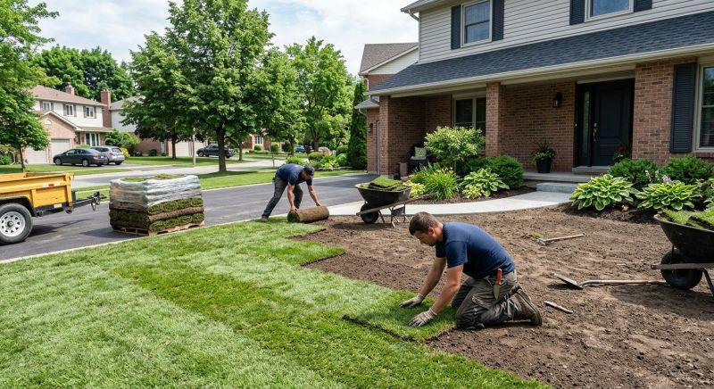 Yard Sod Installation in Aiken, SC