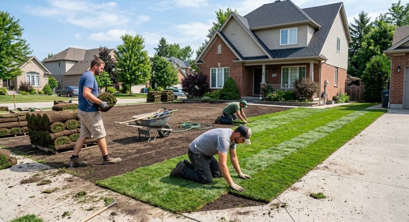 Yard Sod Installation in Aiken, SC