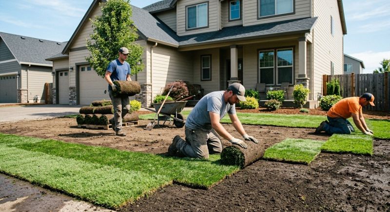 Yard Sodding in Rockwall, TX